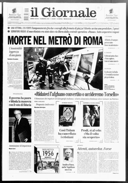 Il giornale : quotidiano del mattino